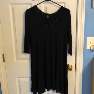 Black long sleeve dress